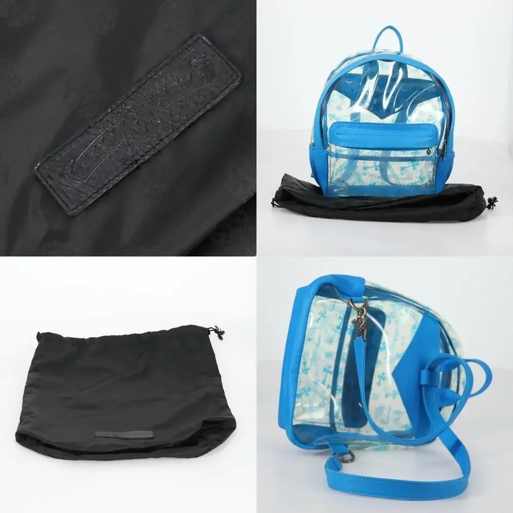 Chrome Hearts Vinyl Back To School Backpack Blue
